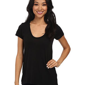 Splendid Jersey Scoop Tee